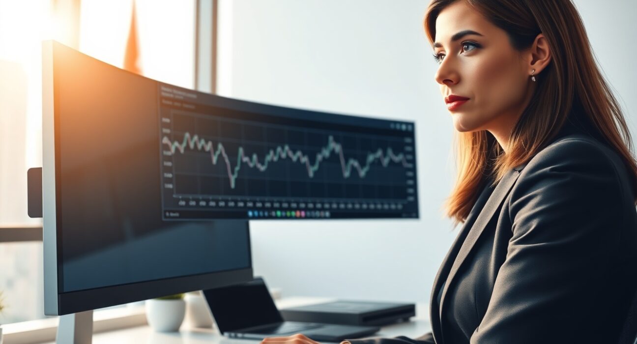 Financial analyst examines Canadian labour market data charts with TD Securities forecast implications for CAD currency.