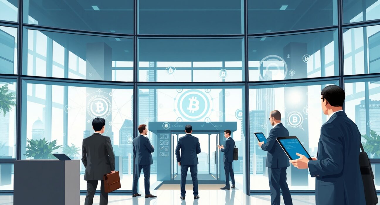 Blockchain integration in traditional finance showing Canton Network's approach to institutional adoption