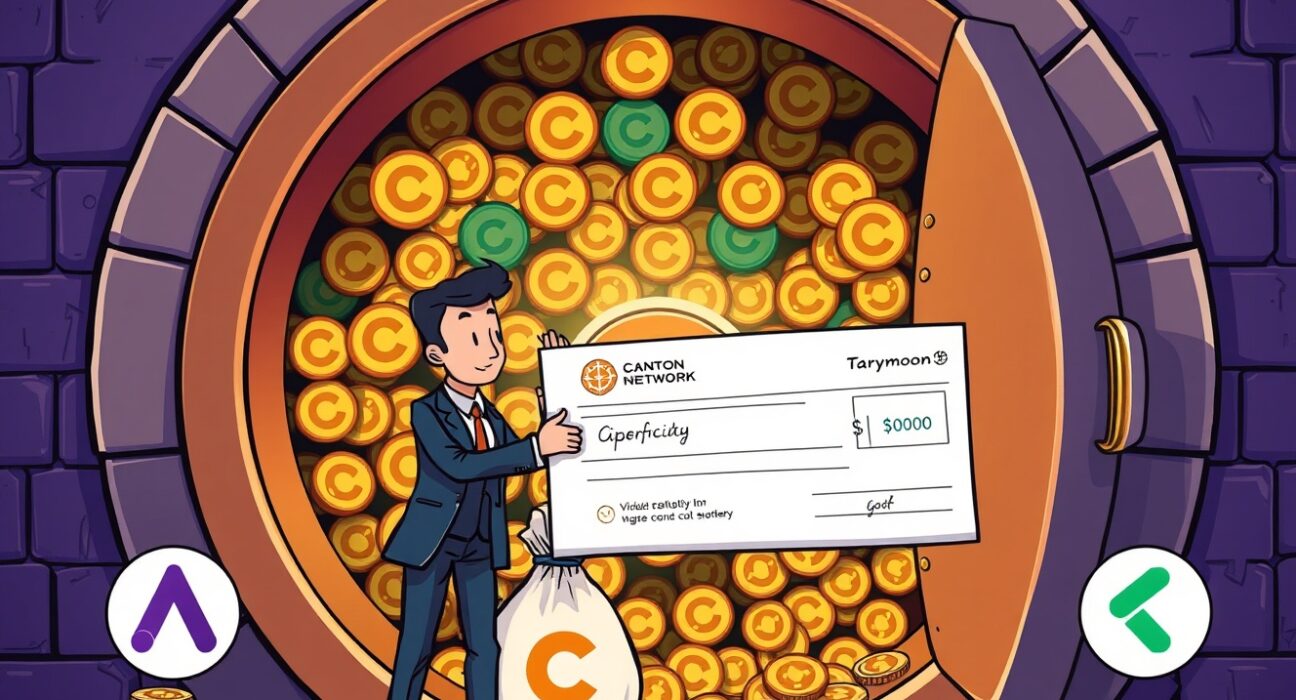 Tarymoon's successful $540M fundraising to build the robust Canton Network treasury, ensuring stability for its native CC token.