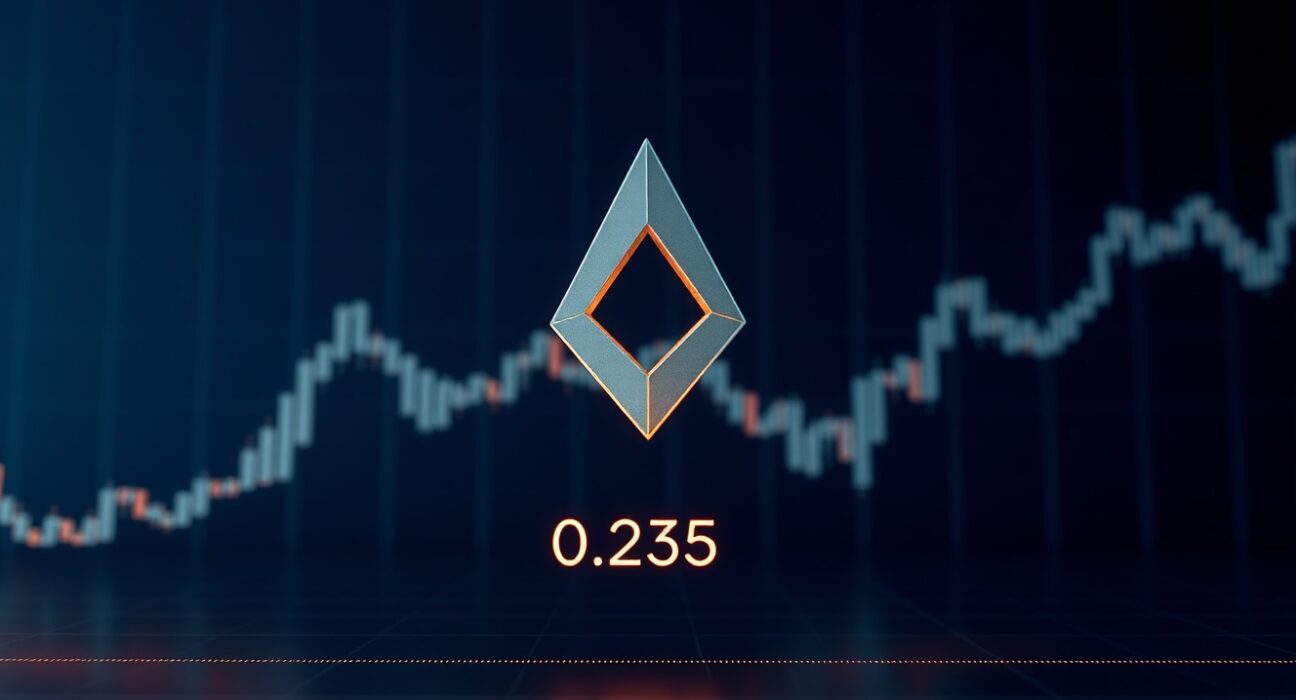 Cardano ADA token at a critical price support level for cryptocurrency investors.