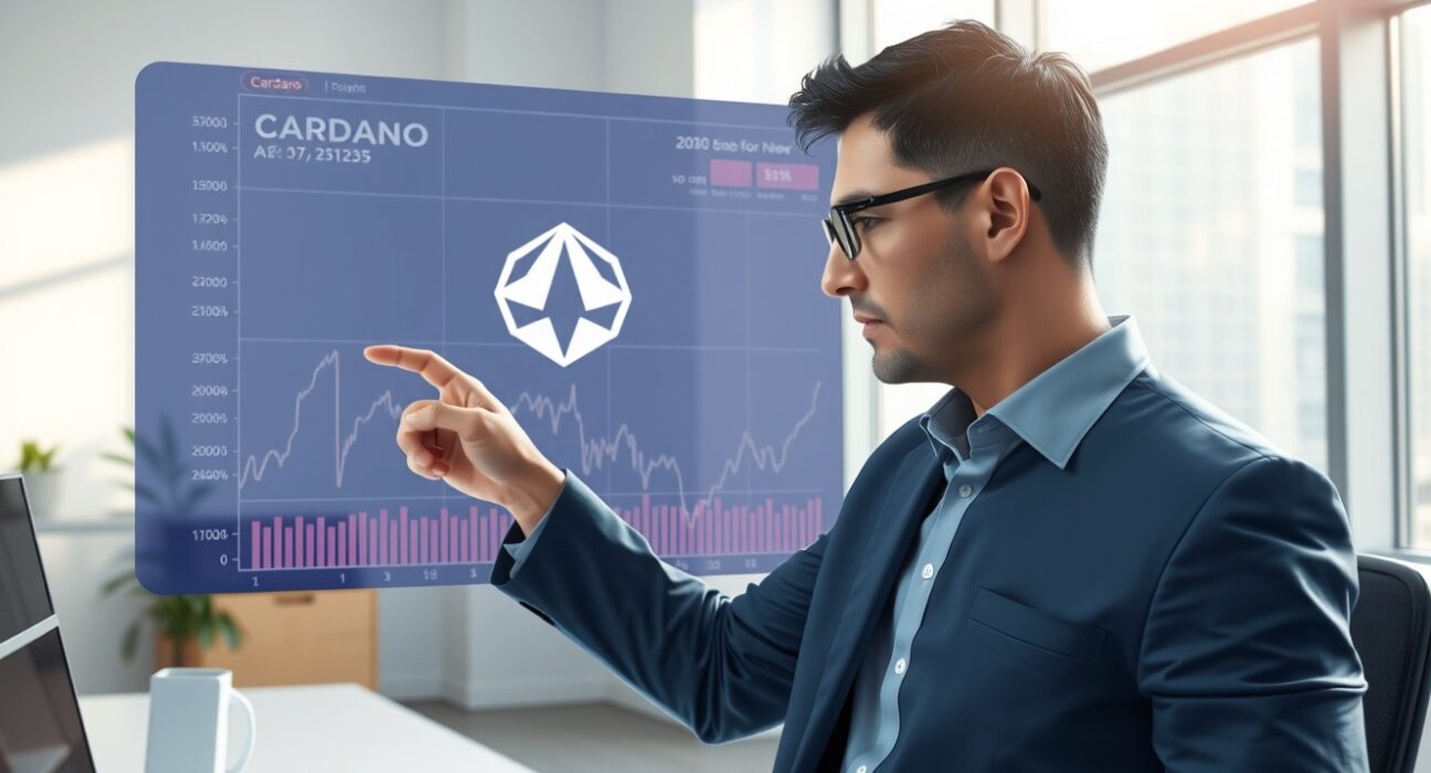 Financial analyst reviews Santiment data showing Cardano ADA is undervalued.