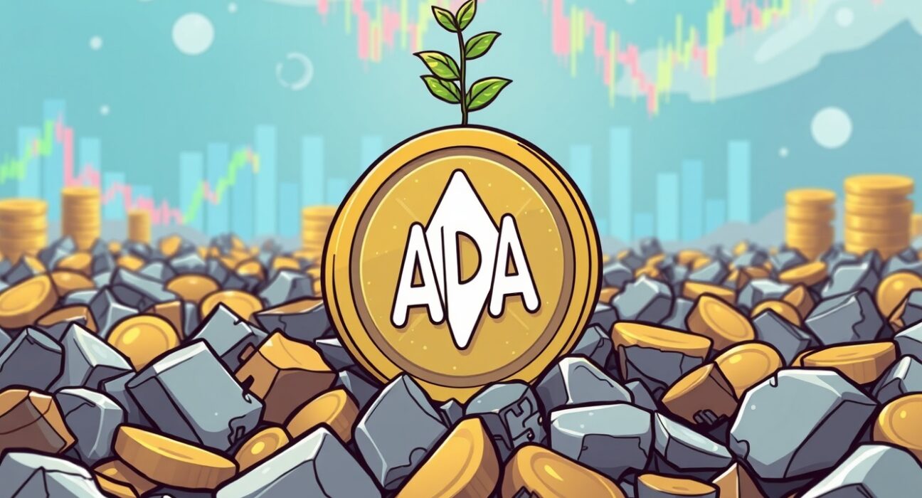 Cardano ADA coin standing strong among failed altcoins, symbolizing proven value and resilience in cryptocurrency