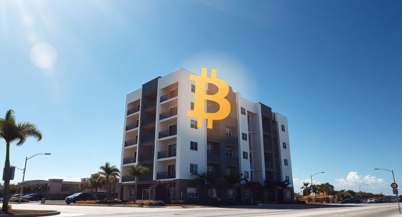 Cardone Capital's Naples apartment property, representing its hybrid real estate and Bitcoin investment strategy.