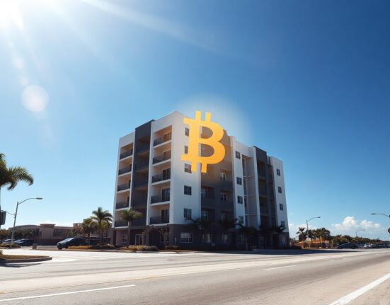 Cardone Capital's Naples apartment property, representing its hybrid real estate and Bitcoin investment strategy.
