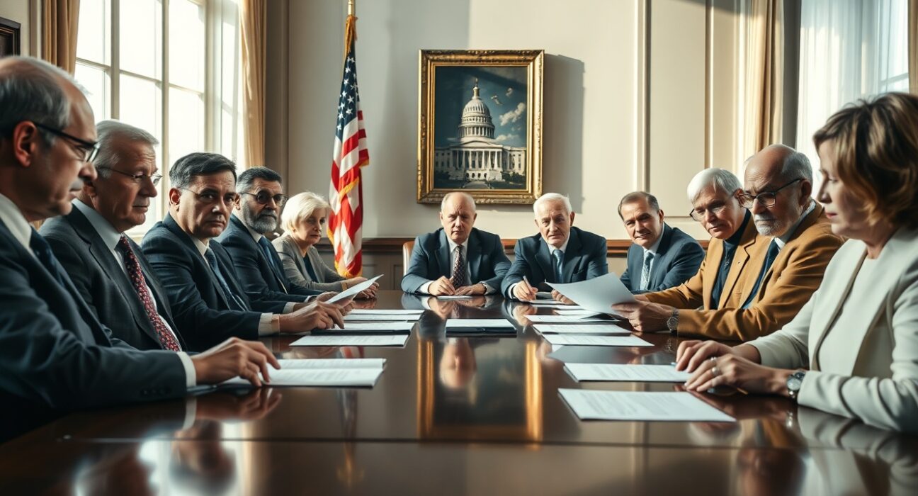 Civic and Catholic leaders meeting in Washington D.C. to discuss blockchain regulation concerns.