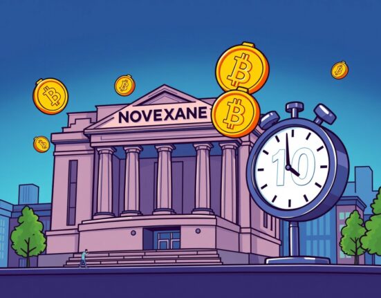 A cartoon depiction of a stock exchange anticipating the launch of CBOE crypto futures on November 10th.