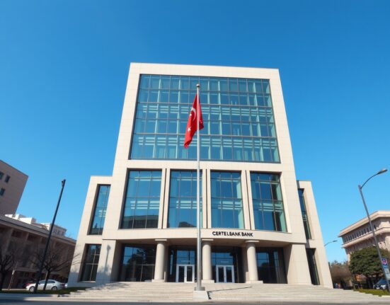 Central Bank of Turkey headquarters representing CBRT monetary policy decisions and economic stability
