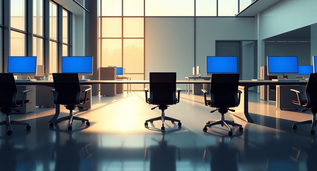 Empty corporate office representing CEA Industries ghost company allegations in investor lawsuit