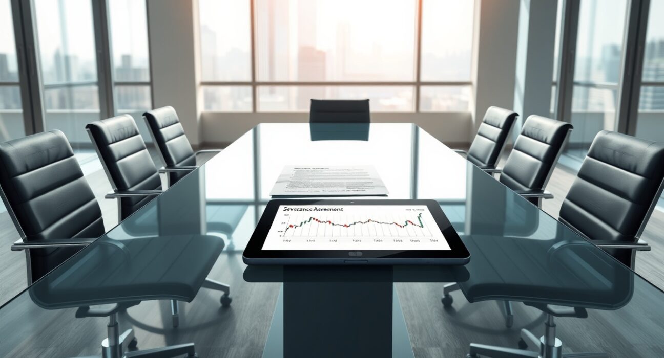 Corporate boardroom scene representing CEA Industry governance controversy and executive compensation scrutiny