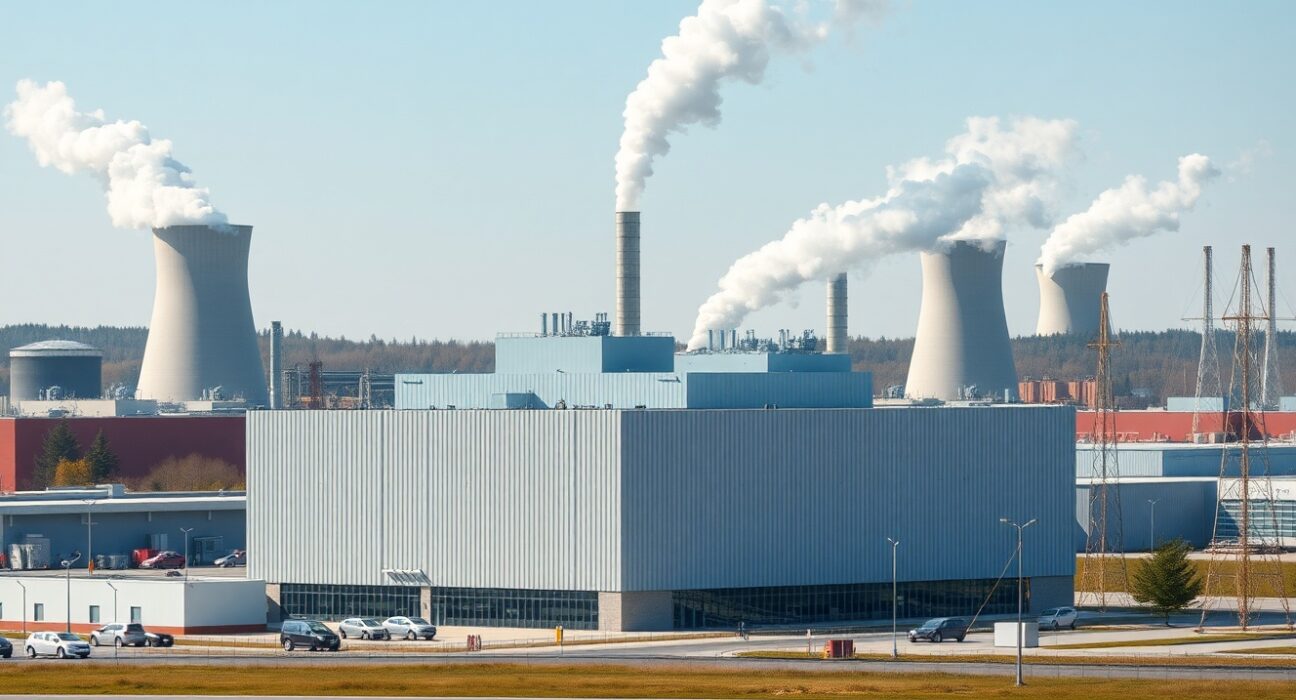 Central European manufacturing facility impacted by energy price shocks affecting PMI optimism