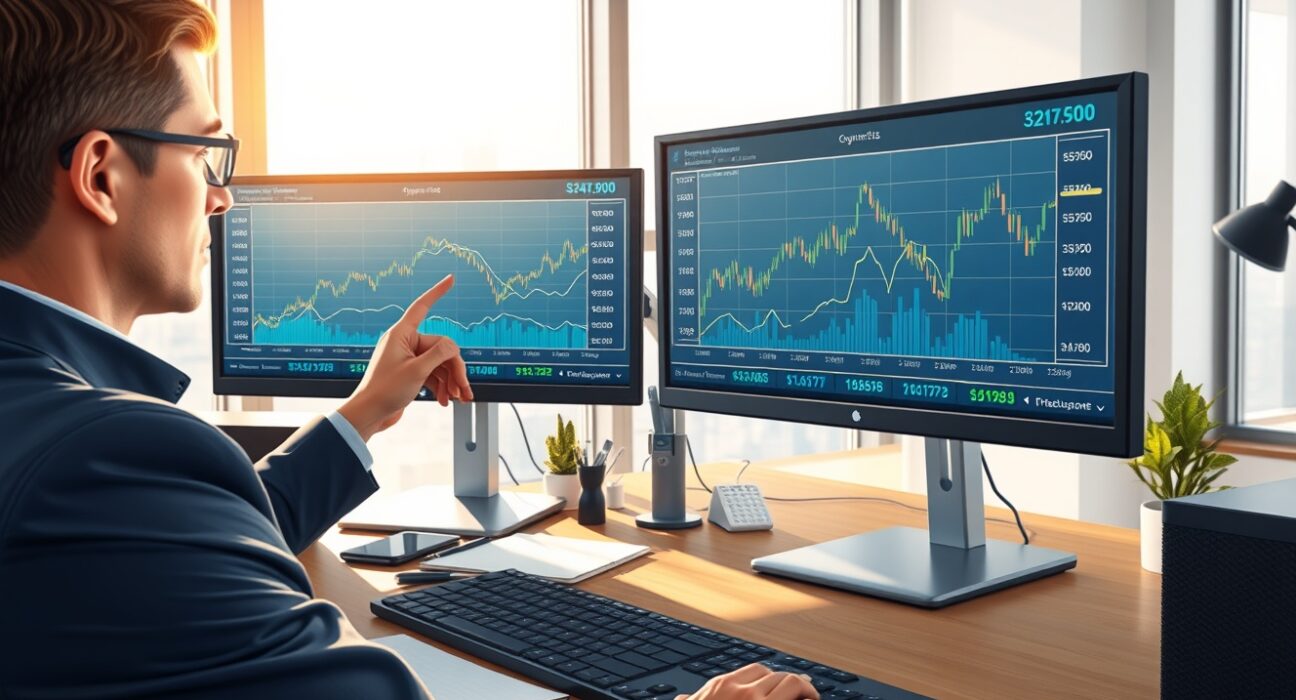 Financial analyst examining CEE FX currency charts showing limited relief for regional currencies