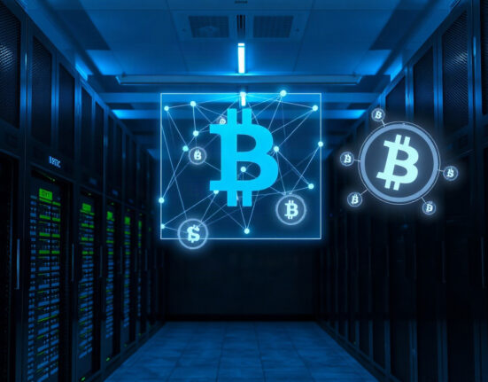 Ceffu institutional crypto custody facility with digital asset displays