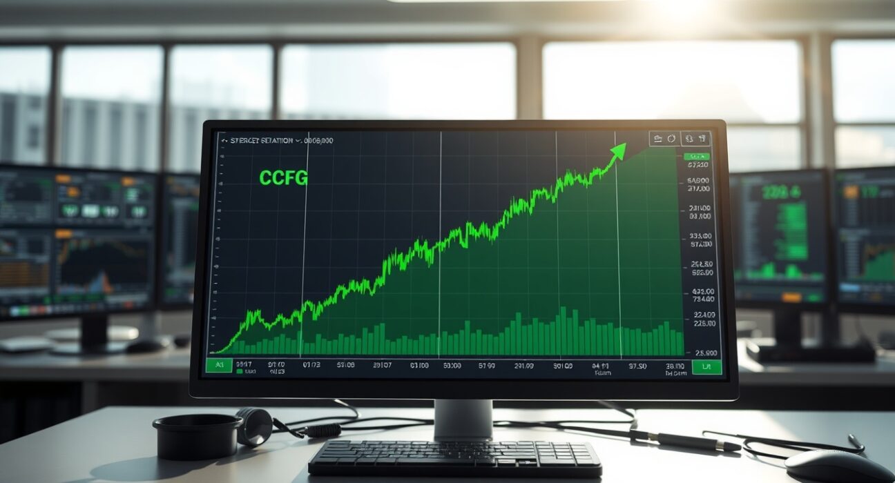 Centrifuge CFG token price chart surging after Binance listing announcement