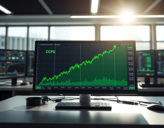 Centrifuge CFG token price chart surging after Binance listing announcement