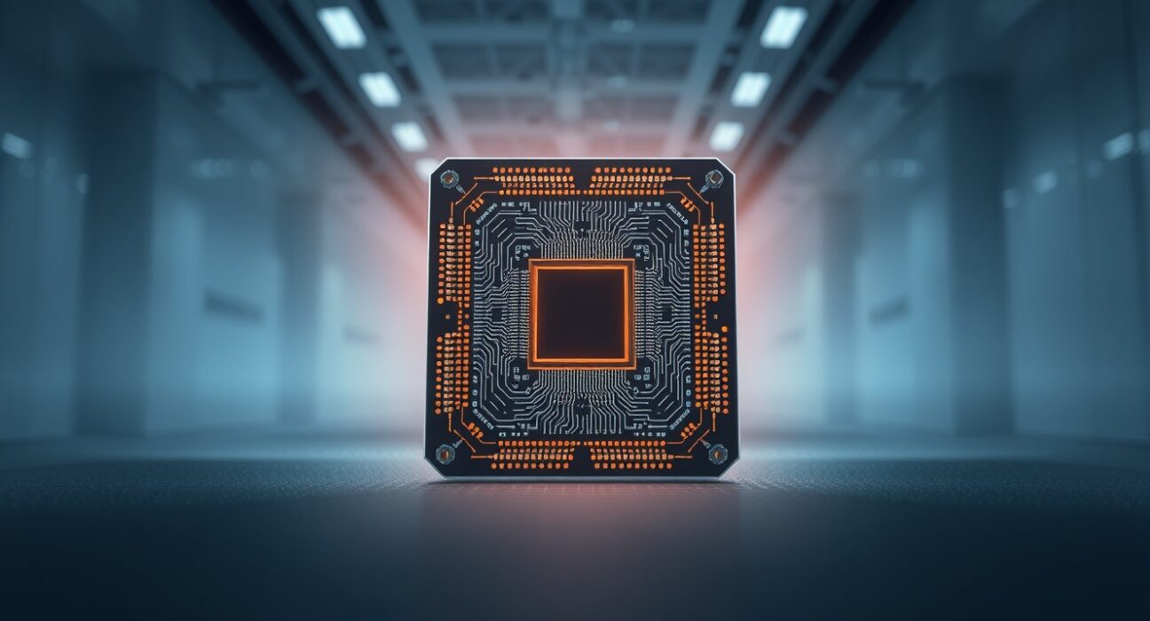 Cerebras AI chip technology representing the company's IPO and challenge to Nvidia.