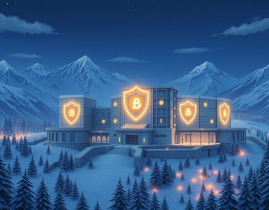 Conceptual illustration of CertiK's IPO bridging Web3 security with traditional financial markets.