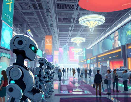 CES 2026 technology showcase featuring AI robots and innovative consumer electronics in Las Vegas