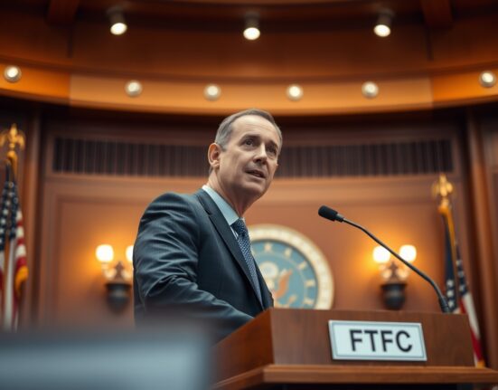 CFTC Chairman Mike Selig speaking at a Senate hearing on crypto regulation