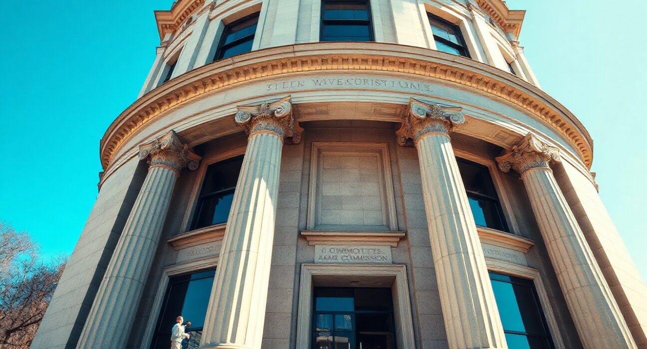Exterior of the U.S. Commodity Futures Trading Commission building in Washington, D.C.