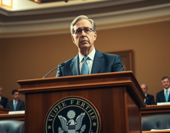 CFTC Chairman Michael Selig announcing cryptocurrency regulatory clarity at government hearing