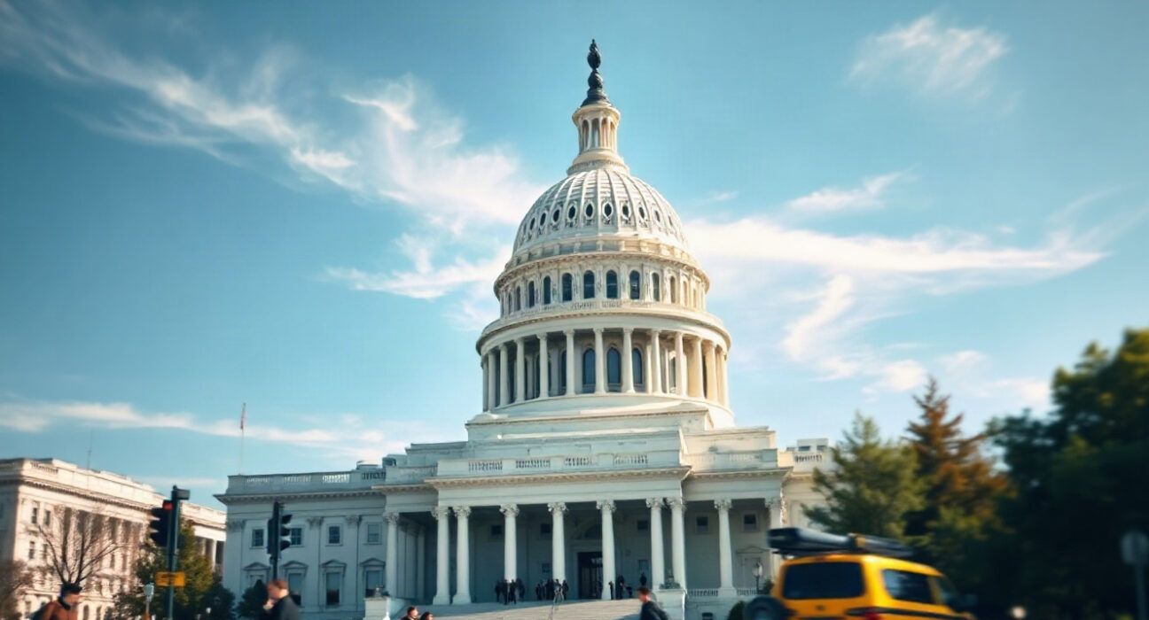 US Capitol Building in Washington DC, where the CLARITY Act is under consideration