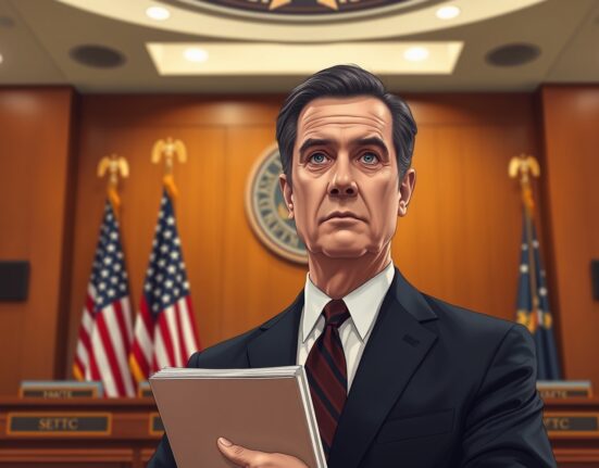 CFTC Chairman Michael Selig addressing cryptocurrency fraud and insider trading enforcement before Congress