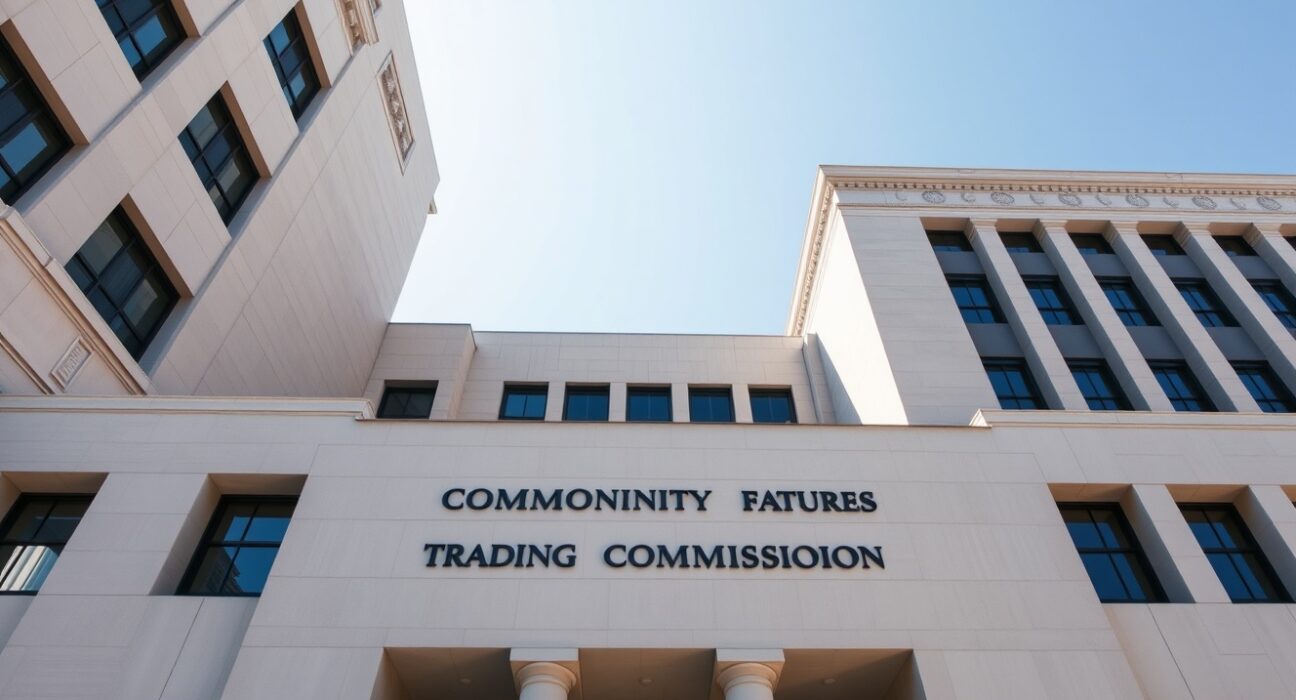 Exterior of the Commodity Futures Trading Commission headquarters in Washington D.C.