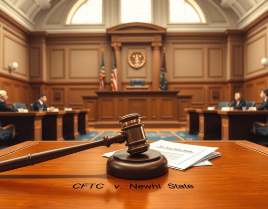CFTC lawsuit over prediction market jurisdiction in a federal courtroom setting