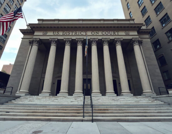 U.S. District Court for the Southern District of New York, where the Polymarket insider-trading case is being heard.