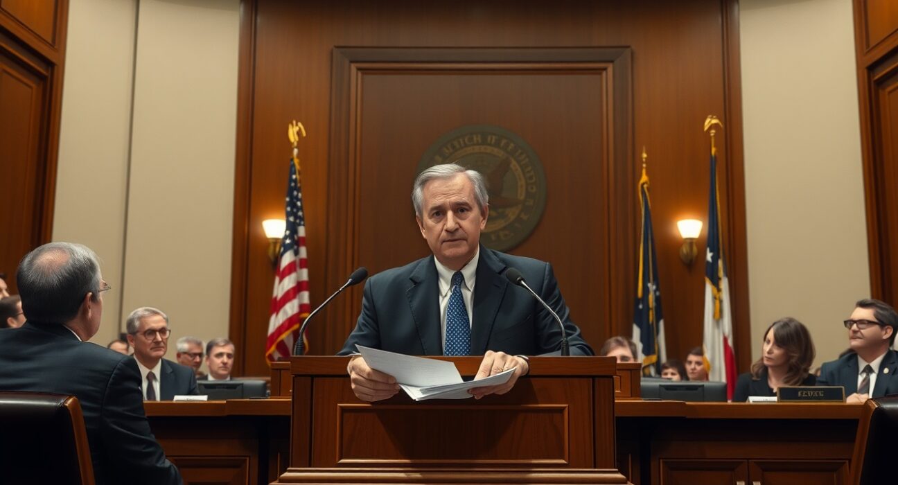 CFTC Chairman Mike Selig testifying about prediction market investigations before Congress