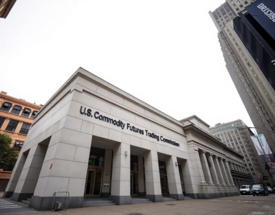Exterior of the U.S. Commodity Futures Trading Commission headquarters in Washington, D.C.