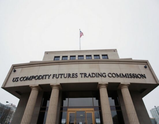 Exterior view of the U.S. Commodity Futures Trading Commission headquarters building in Washington, D.C.