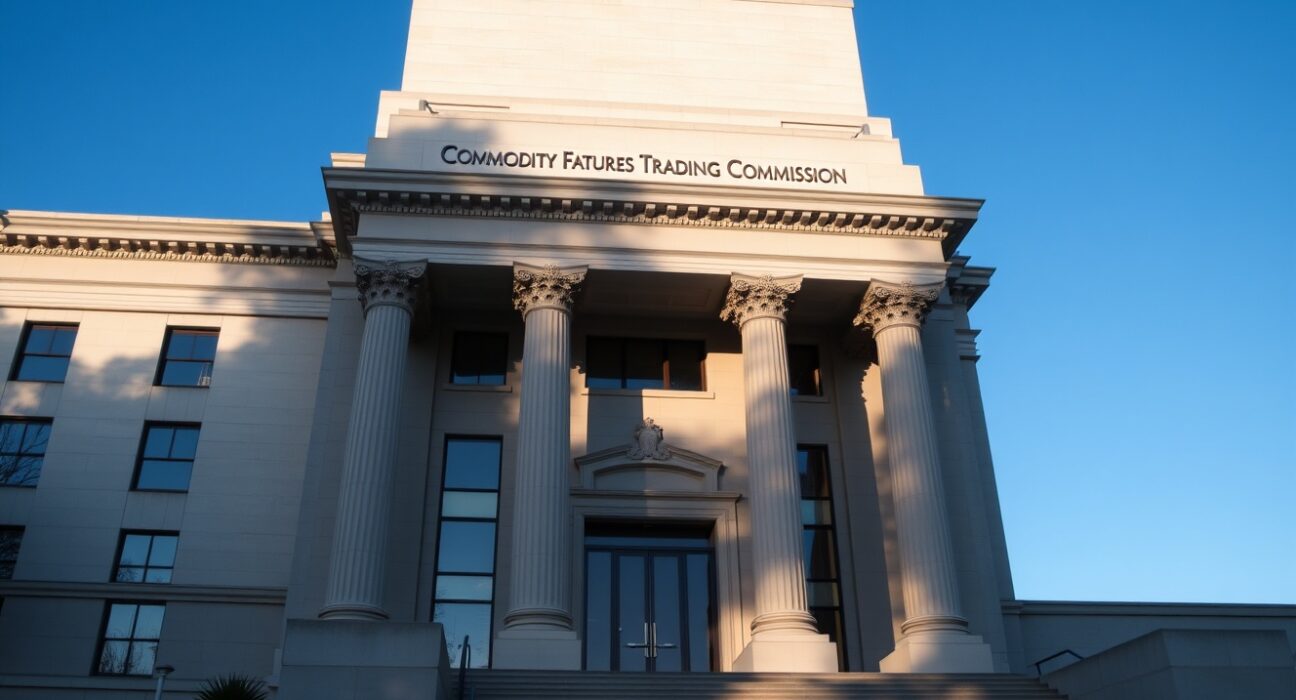 Exterior of the U.S. Commodity Futures Trading Commission building in Washington, D.C.