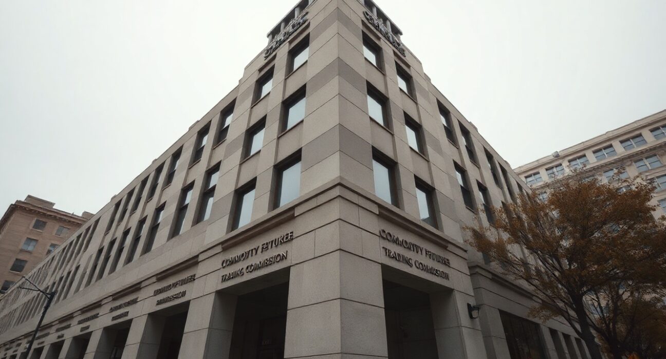 Exterior of the U.S. Commodity Futures Trading Commission headquarters in Washington, D.C.