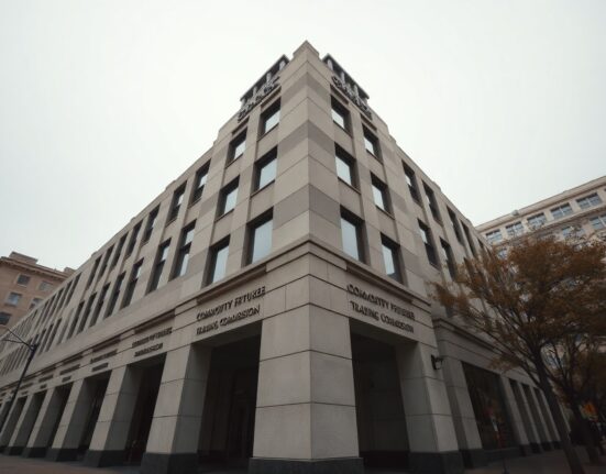 Exterior of the U.S. Commodity Futures Trading Commission headquarters in Washington, D.C.