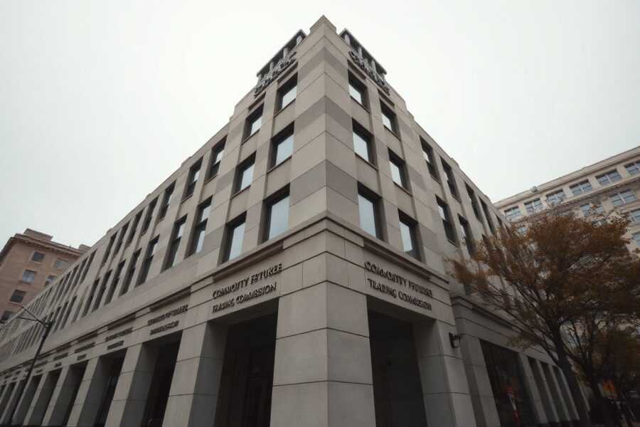 Exterior of the U.S. Commodity Futures Trading Commission headquarters in Washington, D.C.