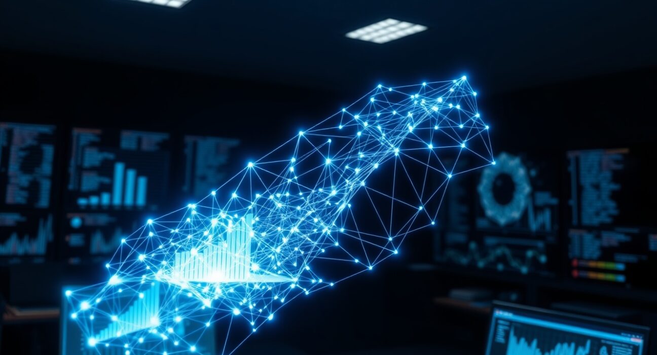 Chainalysis blockchain intelligence agent analyzing cryptocurrency transaction data on a modern analytics dashboard