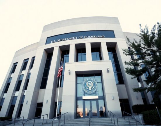 Exterior of the U.S. Department of Homeland Security headquarters building in Washington, D.C.