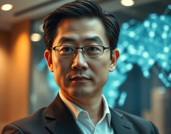 Changpeng Zhao discussing blockchain infrastructure as the foundation for global financial systems