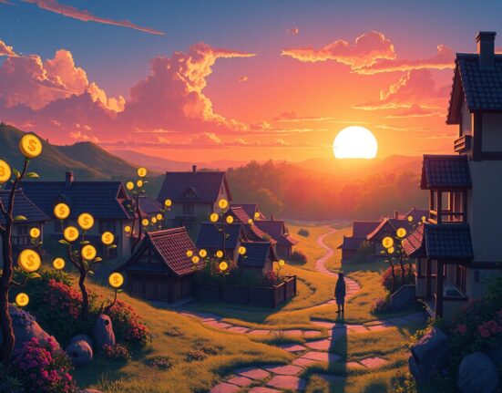 Changpeng Zhao's vision of achieving retirement through strategic cryptocurrency investment in a changing economy.