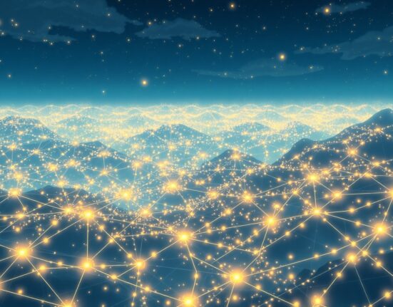 Global network visualization representing ChatGPT reaching 900 million weekly active users and massive AI adoption.