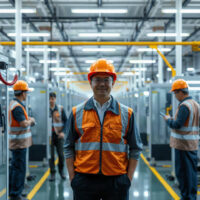 Workers on a factory floor in China as manufacturing PMI rises to 51.5 in August