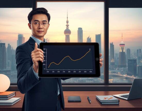 China economic growth forecast analysis with Danske Bank chart showing gradual slowdown trend