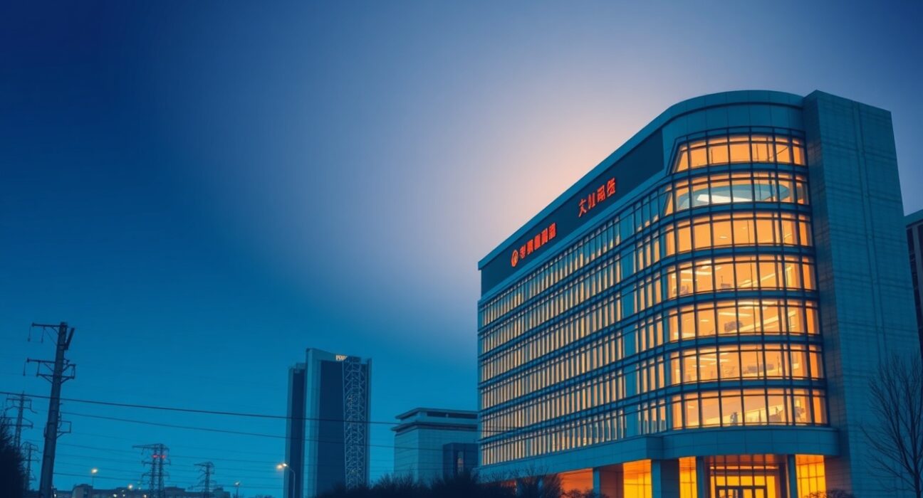 People's Bank of China headquarters during energy policy analysis period representing monetary constraints