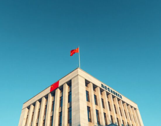 People's Bank of China headquarters in Beijing, symbolizing the nation's foreign exchange reserves management.