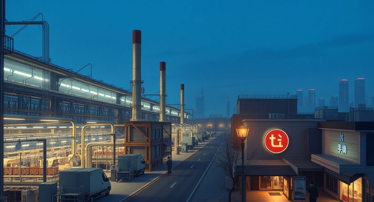 Analysis of China's 2025 economic divergence between strong industrial production and weak consumer spending.