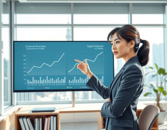 Economist analyzes China inflation and trade data charts signaling economic recovery.