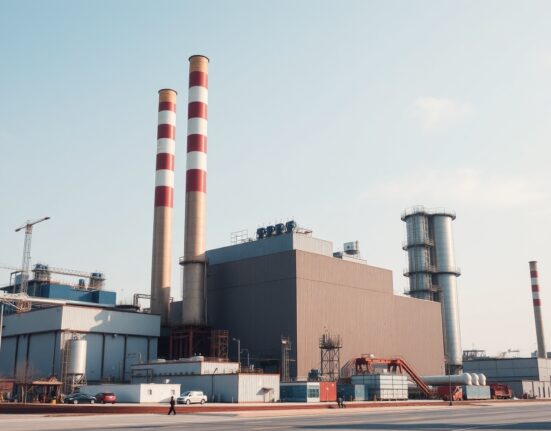 Industrial factory in China, representing producer price trends