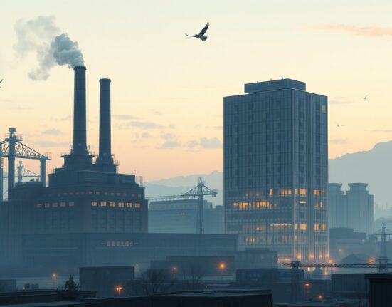 Analysis of China's February Manufacturing PMI decline and Non-Manufacturing PMI rise showing economic transition