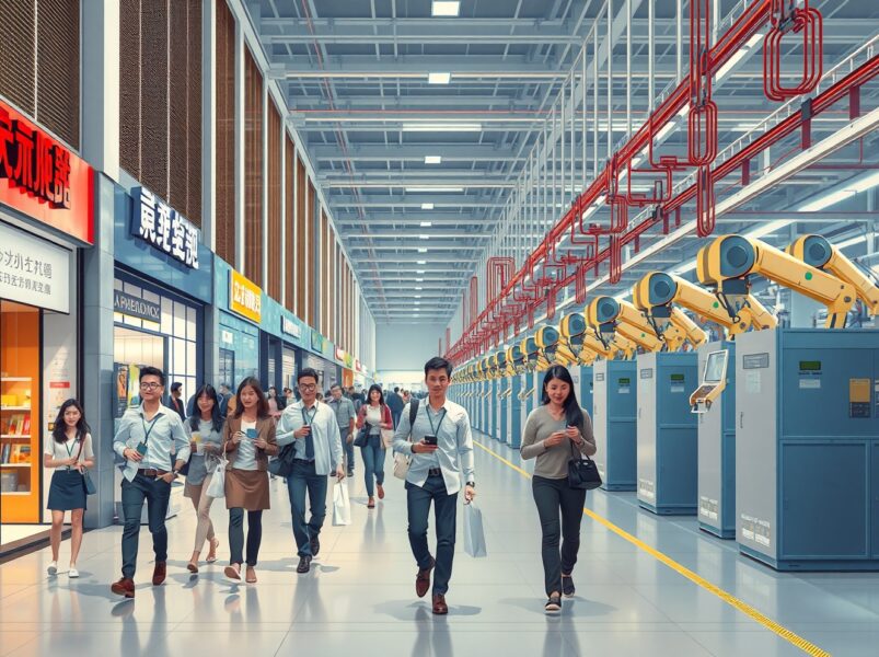 China’s Retail Sales Surge 2.8% and Industrial Production Soars 6.3% in January-February 2025, Defying Economic Headwinds